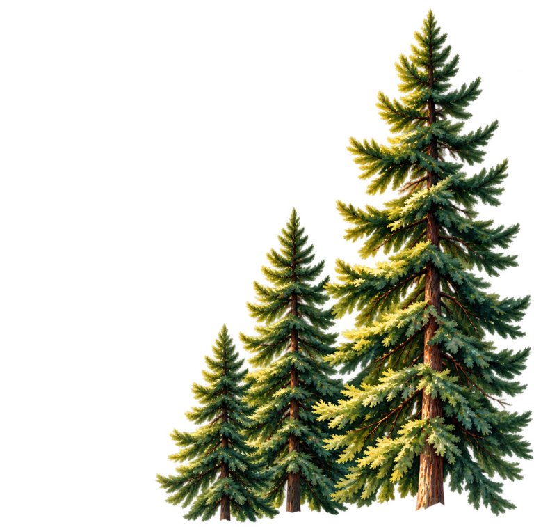 Pine Tree Border